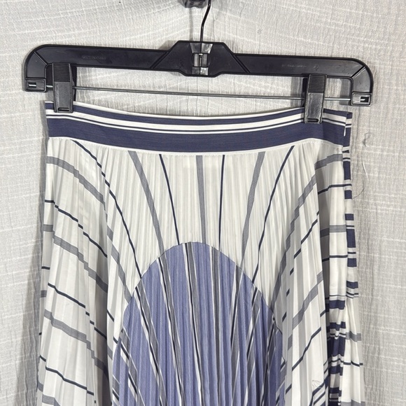 Anthropologie DELFI Collective pleated pop art Skirt extra‎ small cotton - Picture 2 of 9